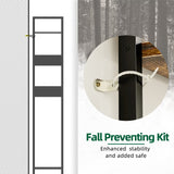 Vintage Brown OTK Over-The-Toilet Storage Rack with 3 Tiers and Toilet Paper Holder OTK