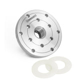 BMWOOD 4" Faceplate with 1"x8TPI Thread, with Two Nylon Washers for Woodturning Lathe,12 Mounting Holes. BMWOOD