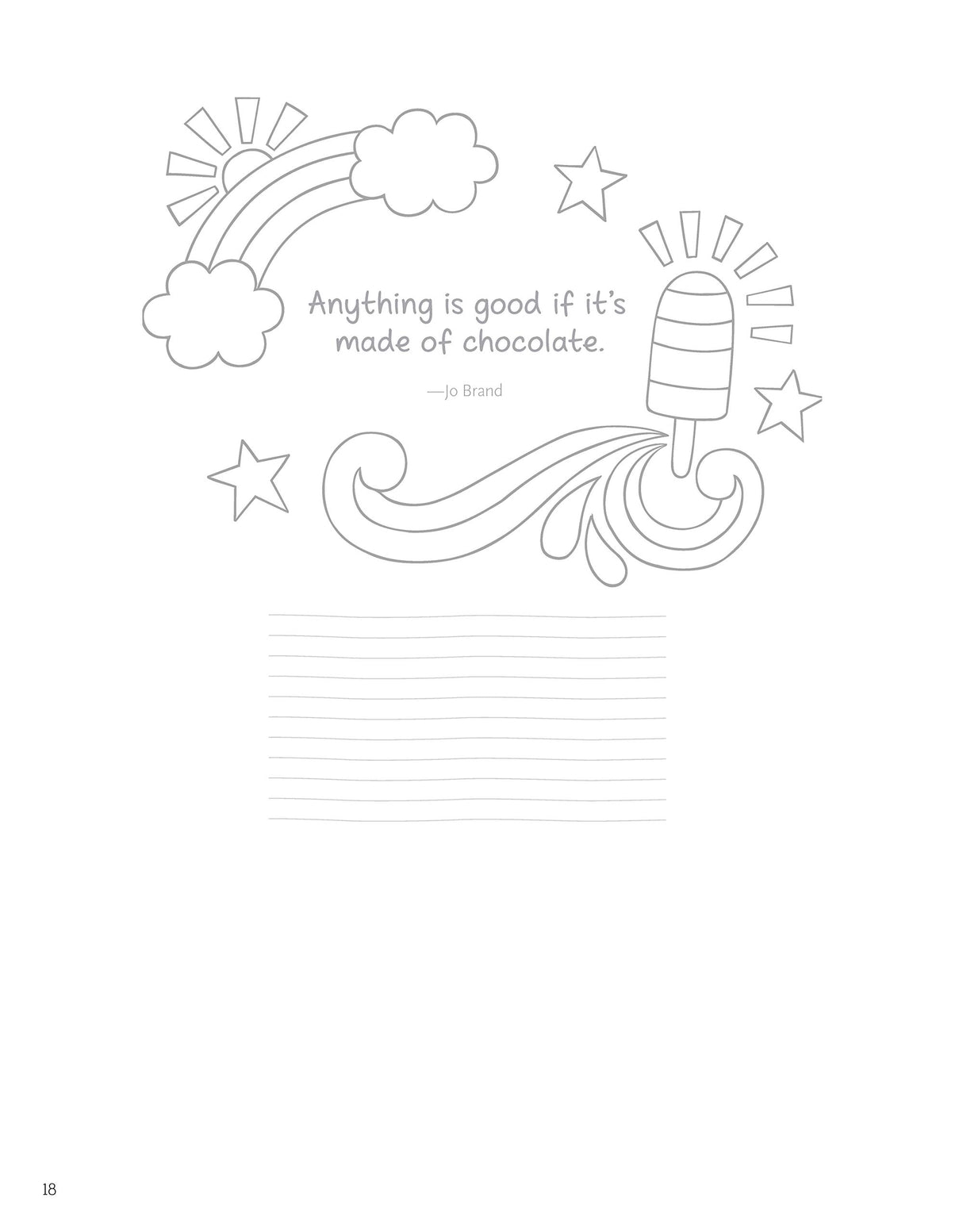 Notebook Doodles Sweets & Treats: Coloring & Activity Book (Design Originals) 32 Scrumptious Designs; Beginner-Friendly Empowering Art Activities for Tweens, on Extra-Thick Perforated Pages Design Originals