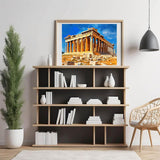 MOER SKY Diamond Art Painting Kits for Adults Parthenon Temple on The Acropolis of Athens Greece 5D DIY Round Drill Paint with Diamond Dots for Home Wall Decor 12x16 Inch MOER SKY
