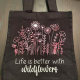 Flower Stencils for Painting Wildflower Stencils Reusable Floral Stencil for Crafts Wall Canvas Fabrics Furniture Card SUNVERSE