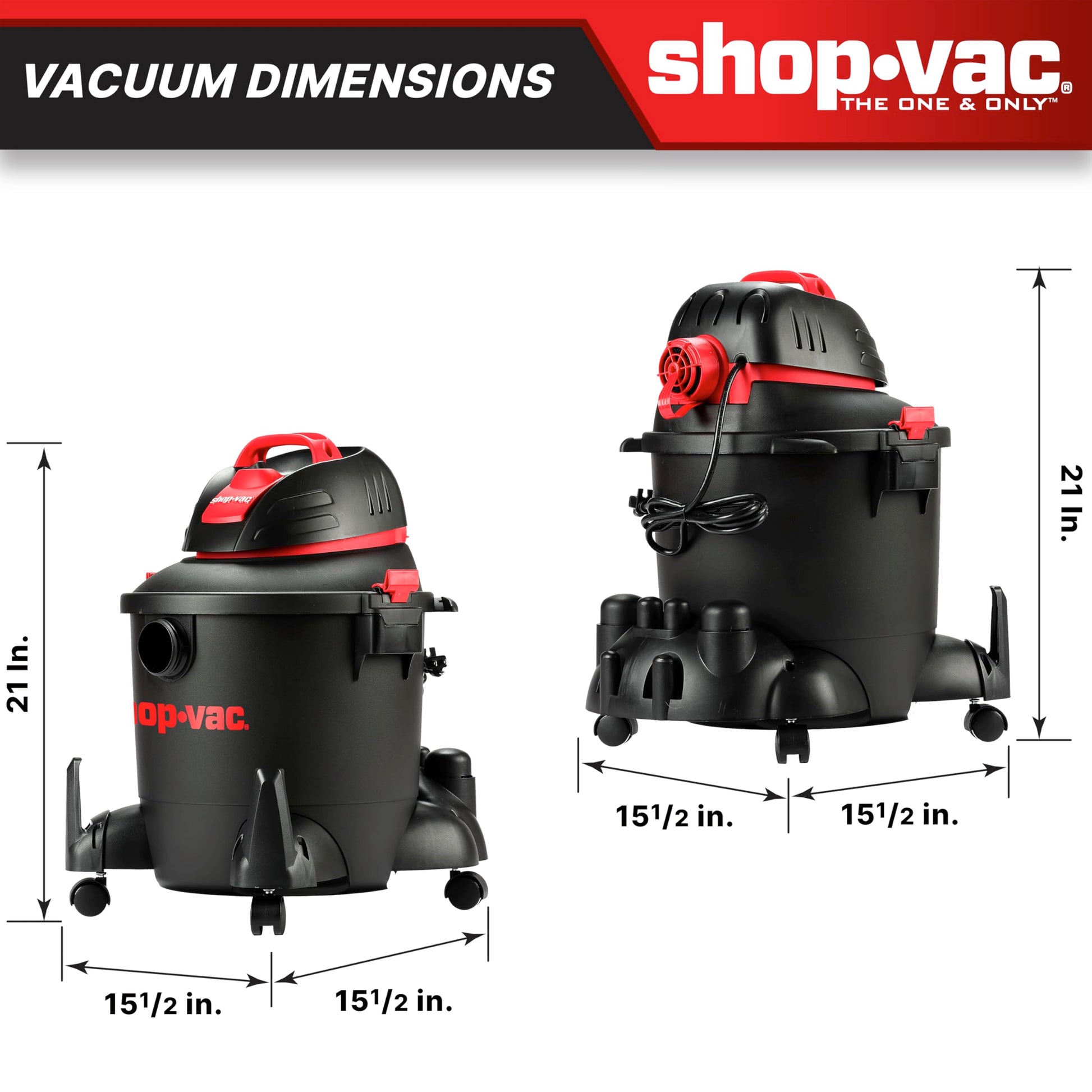 Shop-Vac 5922805 Wet/Dry Vacuum, Black - WoodArtSupply