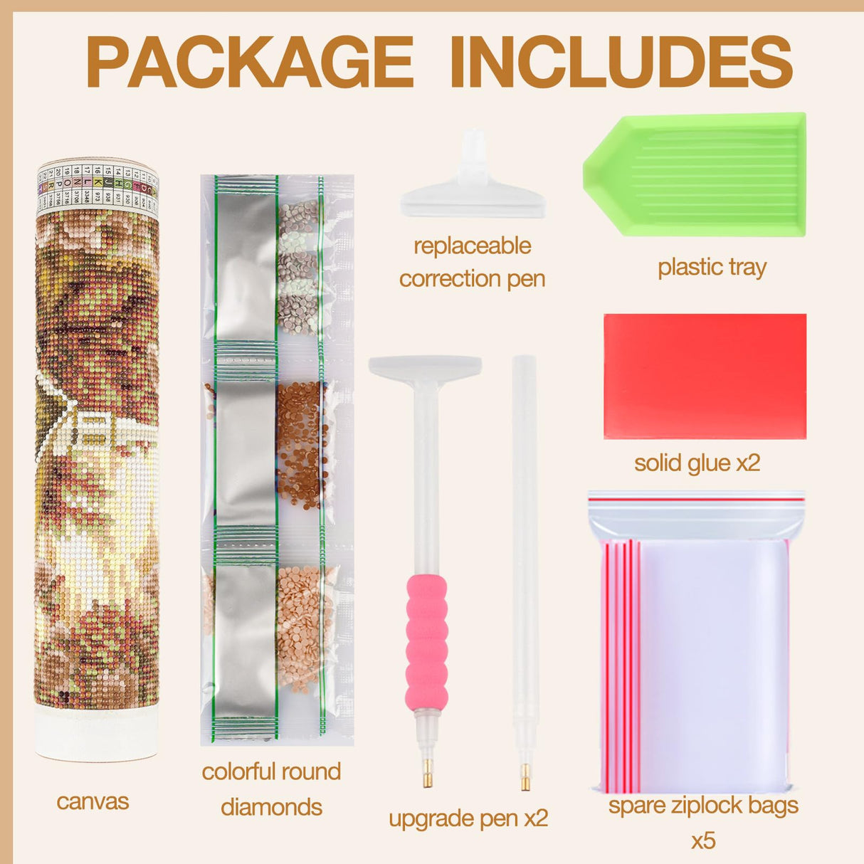 MEIYUDA Christmas Diamond Painting Kits for Adults, 5D Winter Train Diamond Art Kits for Beginners, DIY Gem Art Crystal Painting for Home Wall Decor and Present 12x12inch MEIYUDA