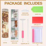 MEIYUDA Christmas Diamond Painting Kits for Adults, 5D Winter Train Diamond Art Kits for Beginners, DIY Gem Art Crystal Painting for Home Wall Decor and Present 12x12inch MEIYUDA