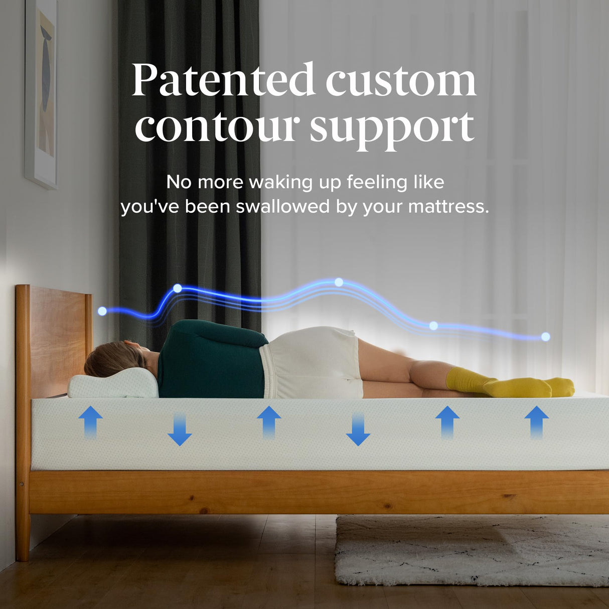 ZINUS 12 Inch Green Tea Memory Foam Mattress [New Version], Full, Fiberglass free, Medium Firm Feel, Zoned Pressure Relief, Certified Safe Foams & Fabric, Mattress in A Box Zinus