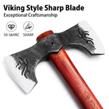 2 Pack NEDFOSS 16" Throwing Axe, Thor Throwing Axes and Tomahawks with 1065 HC Steel & Wooden Handle. Perfect for Axe Throwing Game, Recreation, Competition & Gifts for Men. NedFoss