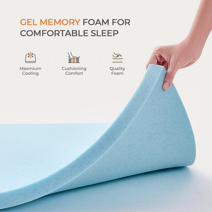 Sweetnight Full Mattress, 14 Inch Full Size Hybrid Mattress in a Box, Memory Foam Full Size Bed Mattress with Pocketed Coils for Comfortable Sleep & Pressure Relief, Medium Soft