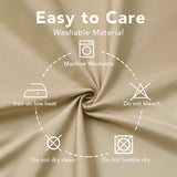 OutdoorLines Waterproof Indoor Outdoor Curtains for Patio-Privacy Sun Blocking Grommet Curtain Panel Weatherproof, UV Resistant Curtains for Gazebo, Front Porch, Pergola Beige 52W x 84L Inch 1 Piece OutdoorLines