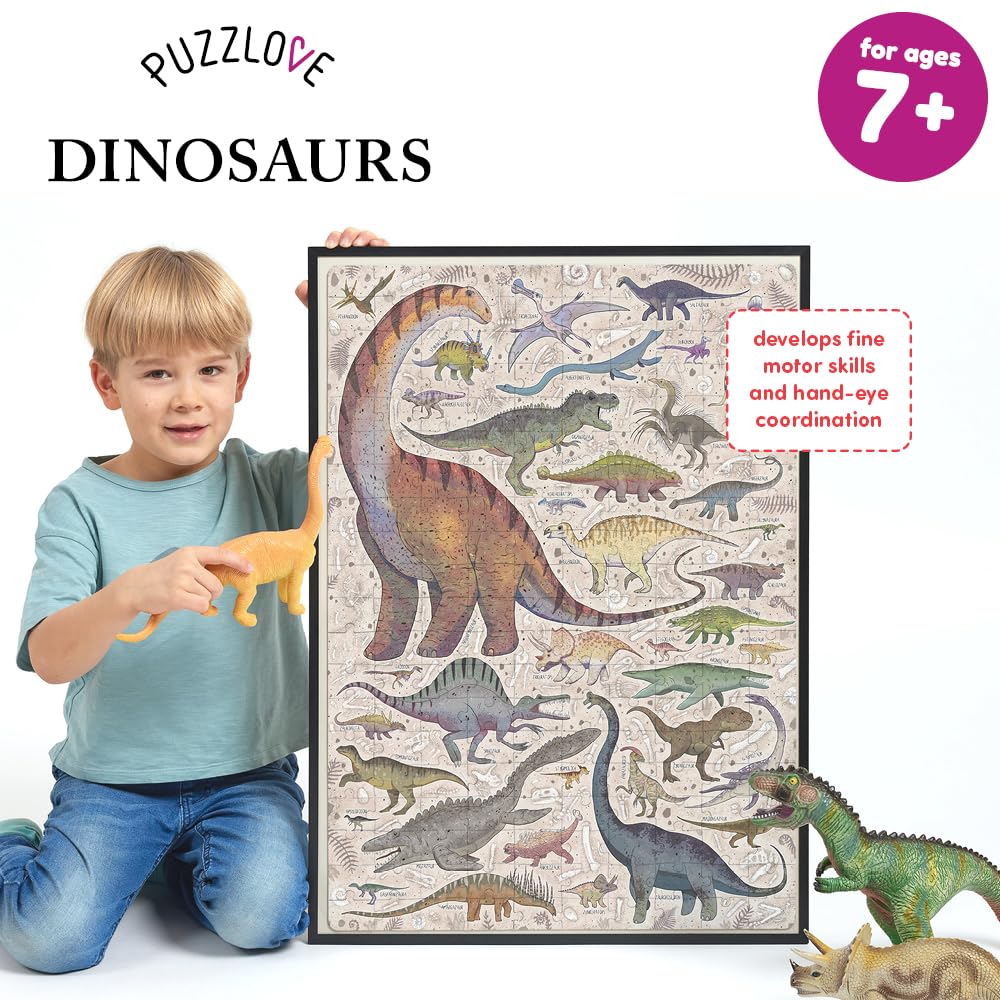 Puzzlove Dinosaurs (200 Pcs) 7+ Floor Puzzle Banana Panda