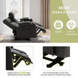 Consofa Power Reclining Loveseat with Console, Power Loveseat Recliner Sofa with Heat and Massage, Extended Footrest, Loveseat Recliner with Cup Holders, Lumbar Support for Living Room, Home Theater Consofa