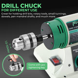 Flyrivergo Bench Buffer Polisher with Accessories Adjustable Variable Speed Multi-Function Bench Lathe Grinder Polishing Machine Tool Kit for Jewelry, Wood, Silver, Amber, Metal, Jade DIY Flyrivergo