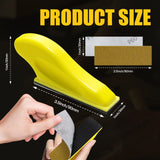 Micro Detail Sander with 100PCS Sandpaper, 3.5”x 1” Mini Sander Kit for Craft, Wood and Small Space Polish Sanding Works P60/120/240/400/600/800/1000/1200/1500/2000 Tongbay