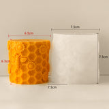 Honeycomb Silicone Cylinder Mold for Resin Casting & Candle Making ESEDAGE
