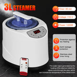 X-Vcak Extra Large Sauna Box, Steam Sauna, Portable Sauna for Home, Sauna Tent with 3L Steamer, Folding Chair and Remote Control, 9 Levels X-Vcak