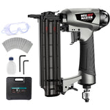 NEU MASTER Pneumatic Brad Nailer, 18 Gauge Nail Gun Fires 5/8-Inch to 2-Inch Brad Nails with Carrying Case, Safety Glasses, 800pcs Nails NEU MASTER