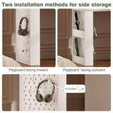 YYJ 74.8''Makeup Vanity Desk with Large Mirror and Lights&Charging Station,Modern Corner Vanity Table with 8 Storage Drawers and Shelves,Dressing Table with nightstand,Makeup Table for Bedroom,White YYJ