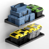 PEKGRIL 2 Pack Garage Wall Shelf, 1X2 Ft Heavy Duty Garage Shelving, Wall Mounted Storage Shelves for Laundry Room, Closet, Holds Up to 150 Lbs PEKGRIL