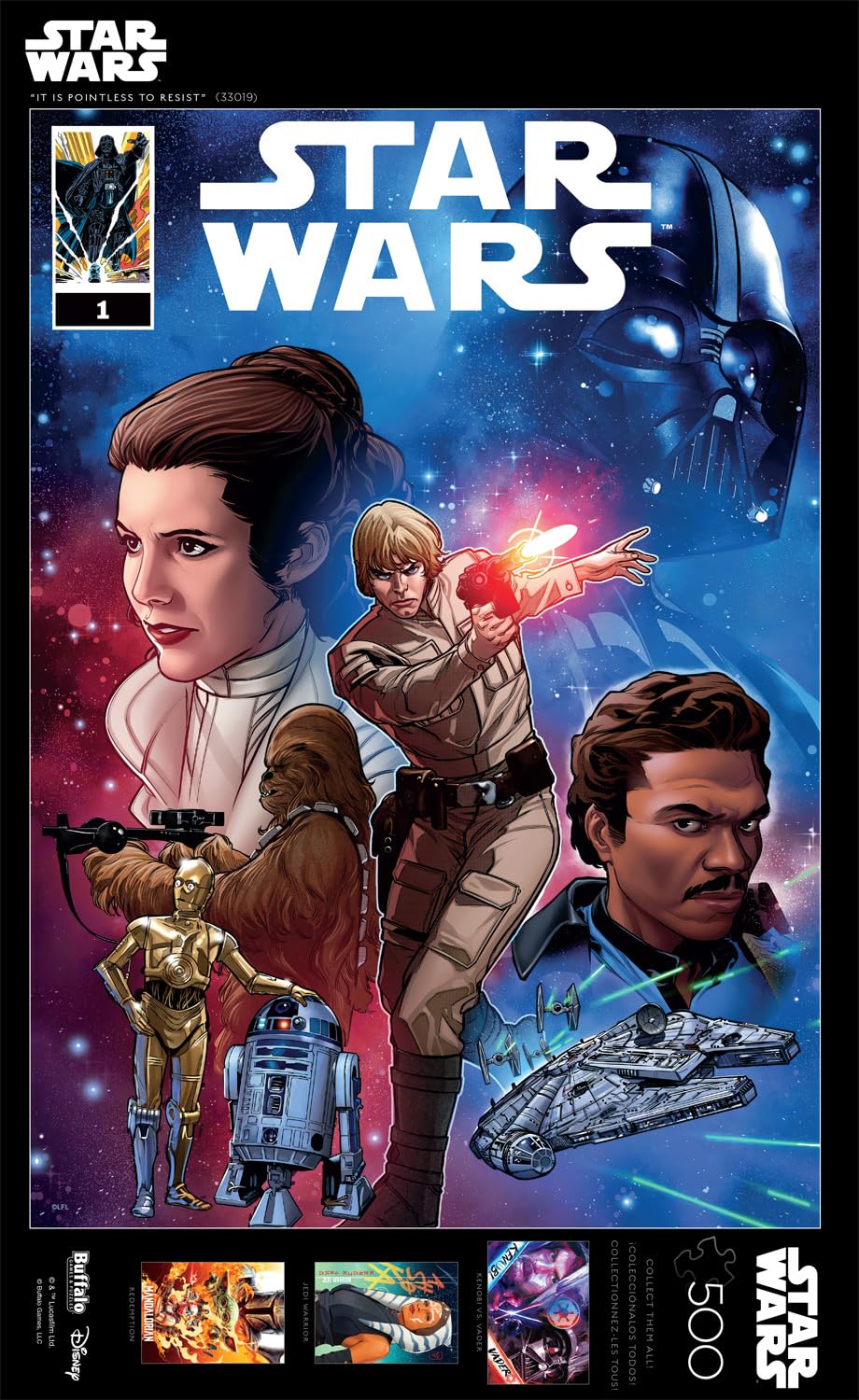 Buffalo Games - Star Wars - It is Pointless to Resist. - 500 Piece Jigsaw Puzzle for Adults -Challenging Puzzle Perfect for Game Nights - Finished Size is 21.25 x 15.00 Buffalo Games