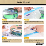 AiScrofa Filament Storage Bag Vacuum Kit with Two Sizes - 39 PCS Cleaning Drying Sealed 25 Bags for 3D Printer Filament with Desiccants/Humidity Indicator (Automatic Pumps Vacuum Bags Kit 25 Pack) AiScrofa