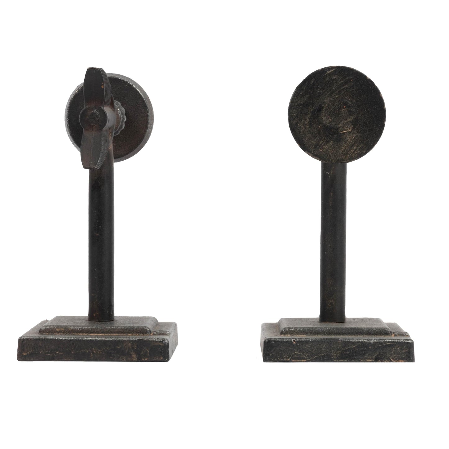 Creative Co-Op Bronze Arrow Shaped Cast Iron Bookends (Set of 2 Pieces)