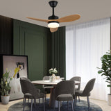 Finktonglan 36" Ceiling Fans with Lights and Remote Control, Black Farmhouse Ceiling Fan for Indoor and Outdoor, DC Motor Ceiling Fans with Two Rods for Patio, Living Room, Dining Room Finktonglan