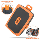 Ratcheting Screwdriver Set - BTEC 68 in 1 Socket Set & Magnetic Screwdriver Bit Set with Rotatable Ratchet Handles,extensions bar and Storage Case for Computer/Bike/Car/Electronics Maintenance BTEC