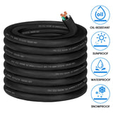 6/3 6 Gauge SOOW Electric Wire 6 AWG 6/3 Portable Power Cable 600V 3 Conductor 6 Gauge 6/3 SOOW Extension Cord for Portable Light,Welder,Generator,NEMA 14-50 RV Outlet Box,EV Car Battery Charger-50ft CLLOMAGY