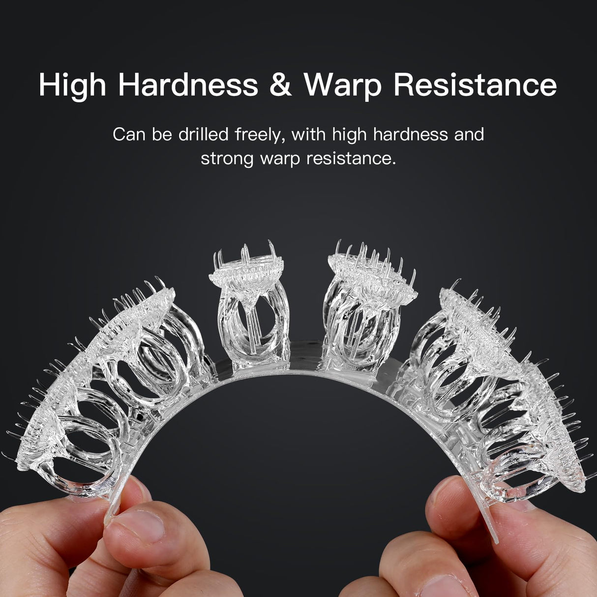 NOVA3D High Clear 3D Printer Resin – Crystal Clear, Tough, Yellowing-Resistant, Low Odor, Fast-Curing 405nm UV Resin (1000g) NOVA3D