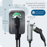 ChargePoint HomeFlex Level 2 EV Charger J1772, Hardwired Electric Car Charger ChargePoint