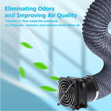 YOOPAI Fan Fume Extraction Kit for 3D Printer Enclosure, Exhaust Pipe with Low Noise Exhaust Fan, Efficient Ventilation, Exhaust Odors Smoke and Dust YOOPAI