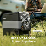 BougeRV 12V Refrigerator Fridge Freezer Portable Car Fridge 42 Quart Electric Cooler 12V/24V DC 110~240V AC for RV Camper Truck Jeep Pickup SUV Van Boat Camping Tailgating Road Trip Outdoor Travel BougeRV