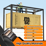 Nexvrtau Garage Shelving Heavy Duty,5 Tier Adjustable Metal Shelving Storage Rack,Storage Shelves,48" Wx20 Dx72.2 H,Industrial Shelving Unit for Basement,Warehouse,Garage Organization.1 Pack Nexvrtau