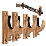 DGWJSU Gun Rack Wall Mount, Solid Wood Gun Racks for Wall Hold Up & Display Shotgun Rifle Sword Bow Firearm, Real Hardwood Gun Wall Hangers DGWJSU