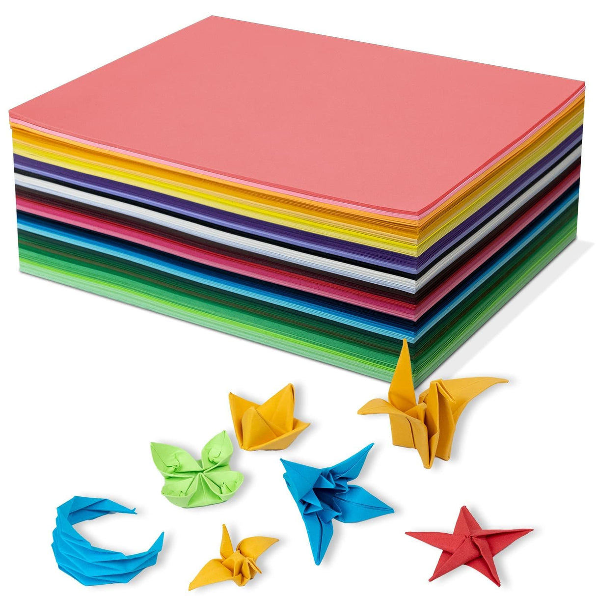 Colored Cardstock Bulk 300 sheets, 8.5” x 11” Cardstock Paper 30 Assorted Colors Construction Paper,250 GSM Card Stock Printer Paper Scrapbooking Supplies for Diy Crafts Cricut Card Making Oleitodh