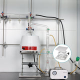 stonylab 6 x 6 inch Lab Scissors Jack, 150 x 150mm Stainless Steel Laboratory Support Jack Platform Lab Lift Stand Table, Expandable Lift Height Range from 75mm to 260mm, Support Weight 10KG stonylab