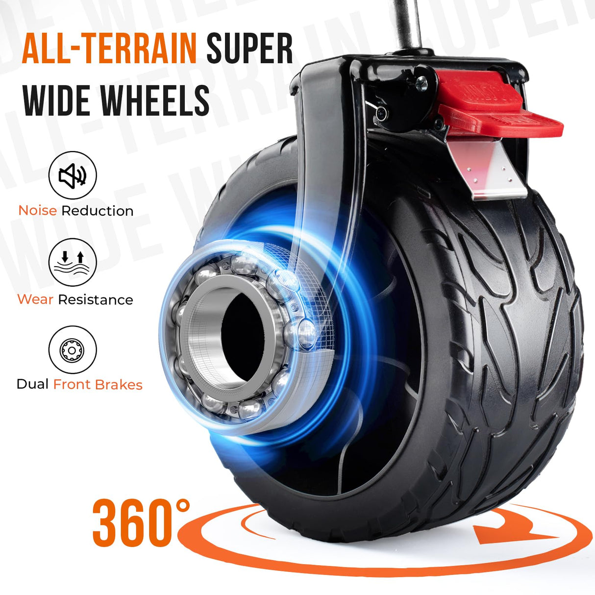 Overmont Collapsible Wagon Cart with Wheels - Foldable Heavy Duty Wagon with Big All-Terrain Wheels - 330Lbs Weight Capacity with Side Pockets for Camping Sports Garden Grocery Shopping Green Overmont