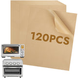 BYKITCHEN 11 x 9in Air Fryer Parchment Paper Sheet Liners Compatible with Breville Smart Oven Air Fryer Pro BOV900BSS/ Cuisinart Air Fryer Toaster Oven, Airfryer Toaster Oven Combo Accessories(120pcs) BYKITCHEN