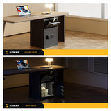 Depository Drop Safe 2.6 Cubic Feet, Xdeer Front Drop Slot Lock Box with Digital Combinatio, Silent Deposit Safe Box, Security Money Safe for Cash Slips Expense Business Office Home coin locker XDeer