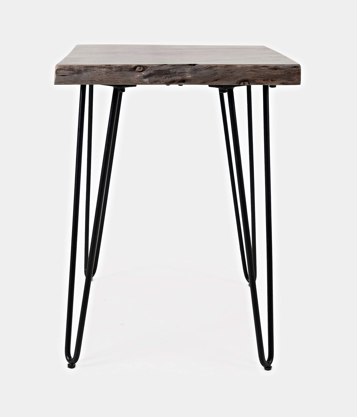 Jofran Nature's Edge Modern Solid Wood Natural Live Edge Chairside End Table, Slate Jofran Inc.