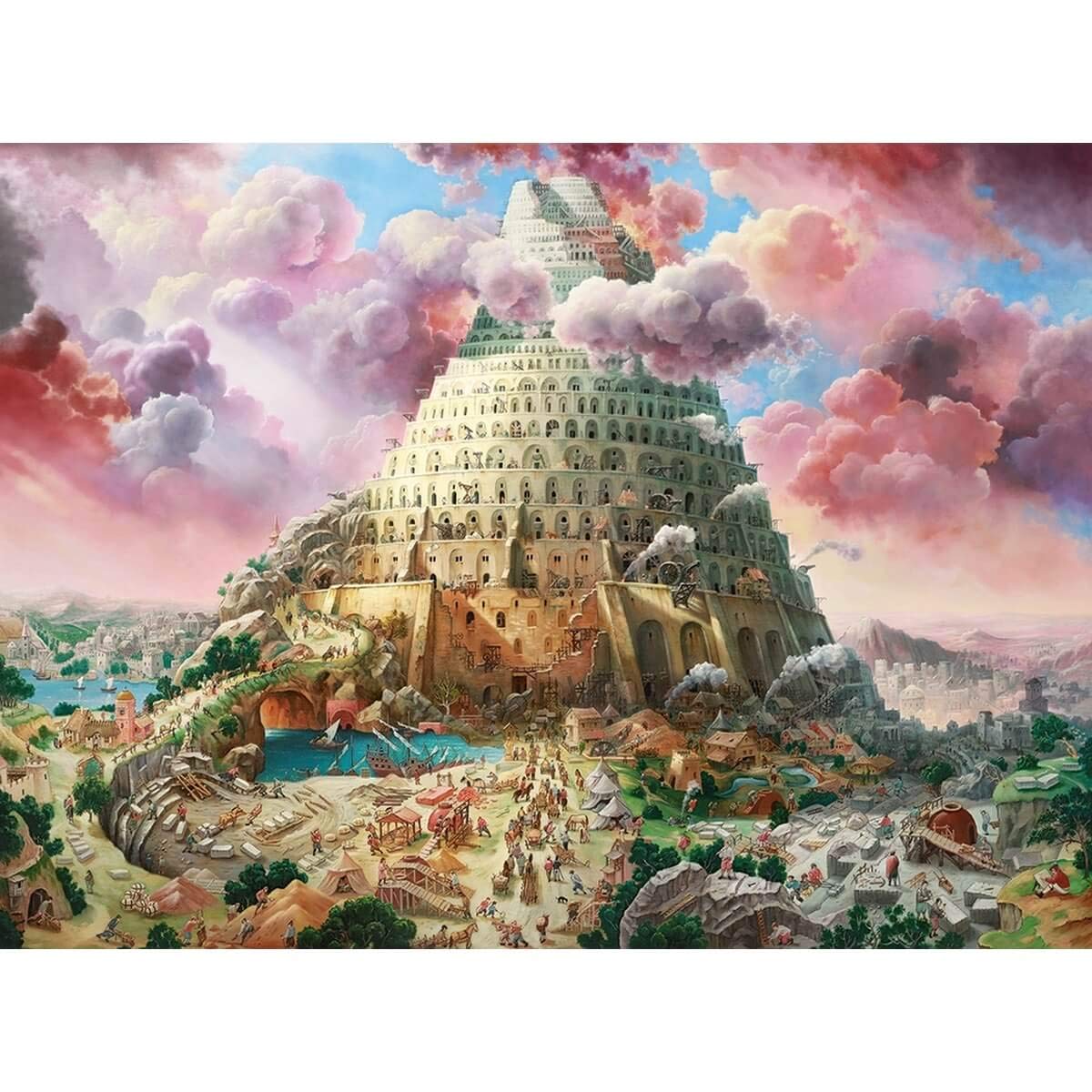 Castorland Puzzle 3000 Pieces: La Tour de Babel Castorland