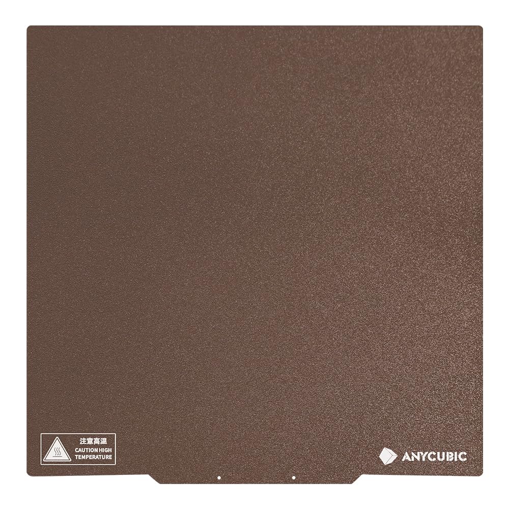 Anycubic PEI Spring Steel Magnetic Platform Stronger Adhesion, Compatible with Anycubic Kobra 2 Max 3D Printer Easy to Move Models 18.72 x 18.68 x 1.1 Inches ANYCUBIC