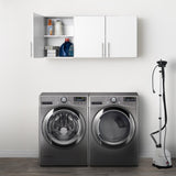 Prepac Elite 3-Door Wall Cabinet/Pantry Storage Cabinet | White, 54W x 24H x 12D | Versatile Garage Wall Cabinet by Prepac Prepac