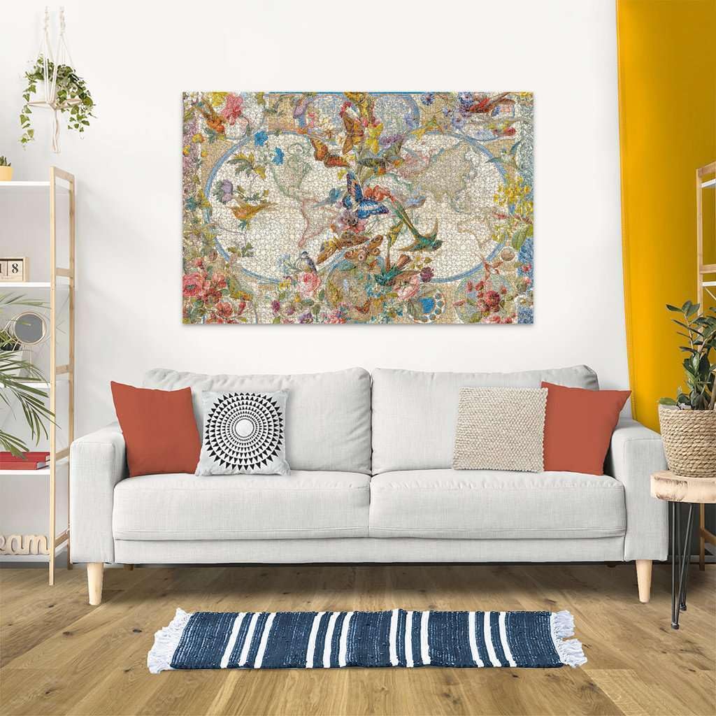 Ravensburger at MGL Map 3000 Piece Jigsaw Puzzle for Adults - Every Piece is Unique, Softclick Technology Means Pieces Fit Together Perfectly Ravensburger