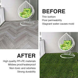 XLX TURF Artificial Grass Tiles Interlocking Turf Deck Set 9 Pack - 12"x12" Synthetic Fake Grass Self-draining Mat Flooring Decor Pad for Dog Pet Indoor Outdoor, 8 Buckle Systerm XLX TURF