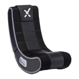 X Rocker SE 2.1 Video Gaming Floor Chair, with 2 Speakers, Subwoofer, Padded Headrest, Bluetooth, Foldable, 5130301, 25.2" x 18.4" x 16.4", Amazon Exclusive, Black X Rocker