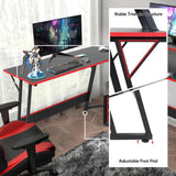 L Shaped Desk, Sturdy Gaming Desk Computer Desk with Large Wooden Desktop for Home Office, L Shaped Gaming Desk Corner Desk for Small Space, Easy to Assemble, L Desk Gaming Table L Shape Desk Haiput Wam