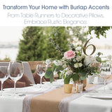 Pico Textiles 40” Wide Burlap - 1 Yard (3 Feet) - Premium Natural Burlap Fabric, Sold by The Yard - Great for Weddings, Home Crafts, Garden Fabric, Burlap Table Runner, Burlap Tablecloth WoodArtSupply