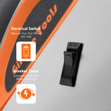 Giraffe Tools Retractable Power Cord Reel, 50ft 12AWG/3C SJT Heavy Duty Extension Cord Storage Reel Wall/Ceiling Mount for Garage with Lighted Triple Tap Giraffe Tools