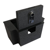 Center Console Safe Gun Safe, WASAI Premium In-vehicle Console Gun Vault Lock box Compatible with 2023-2025 Chevy Silverado 1500/GMC Sierra 1500, Fingerprint Lock with Backup Key. WASAI