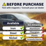 CUHIOY Blank Car Magnetic Sheet - 2 Pack 24"x12" Strong Magnet Stickers with 40 Mils, Flexible Vehicles Magnet Sign for Advertising Business and Company Logos (for HOA), Prevent Car Scratches & Dents CUHIOY